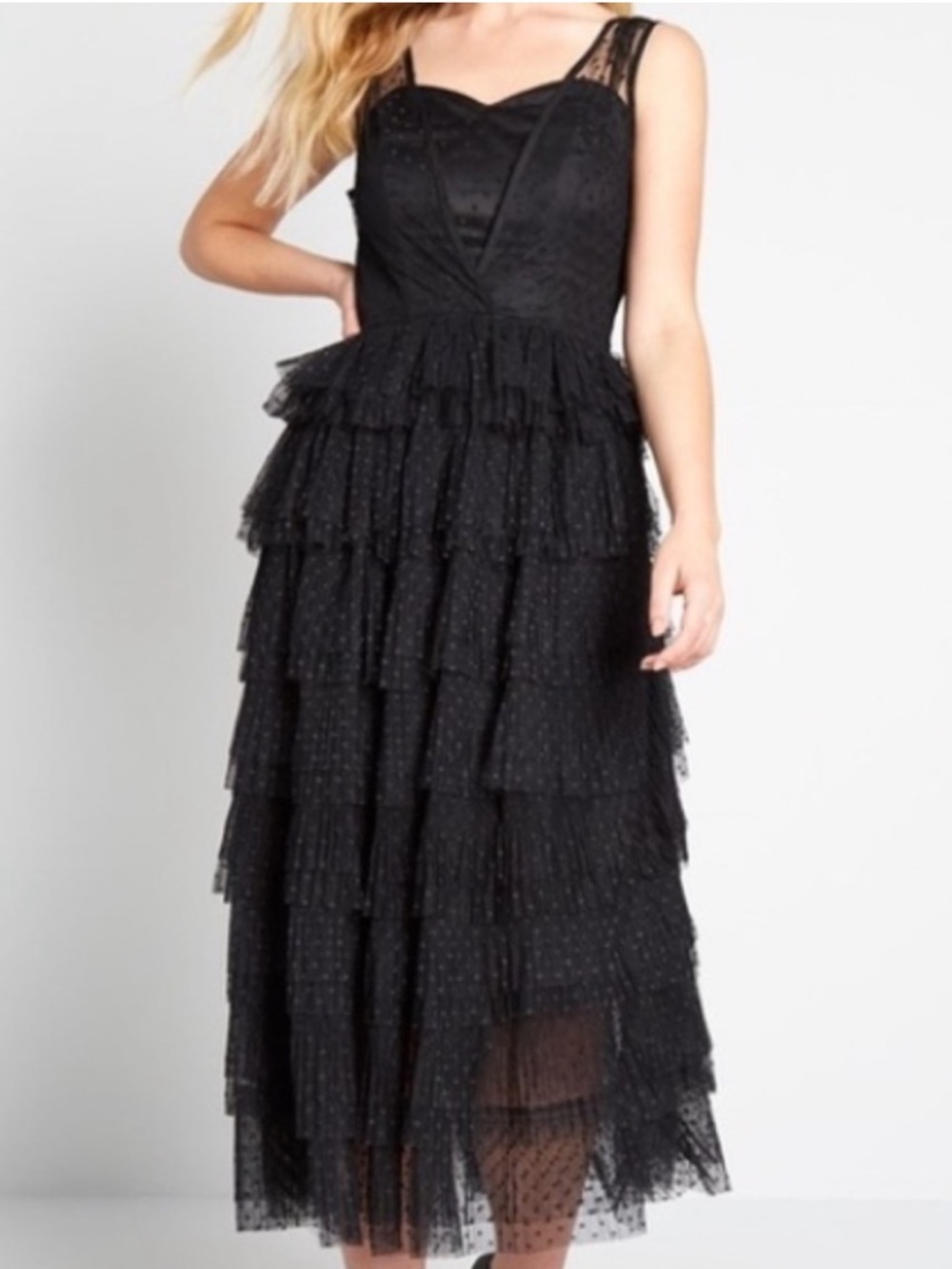 Collectif Courtney Polka Occasion Swing Dress